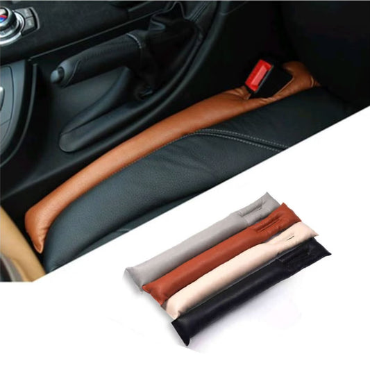 FAVIZITO Car Seat Gap Filler 2 Pack, Universal Fit PU Leather Car Seat Gap Plug to Fill The Gap Between Seat and Console, Car Seat Crevice Blocker Stop Things from Dropping