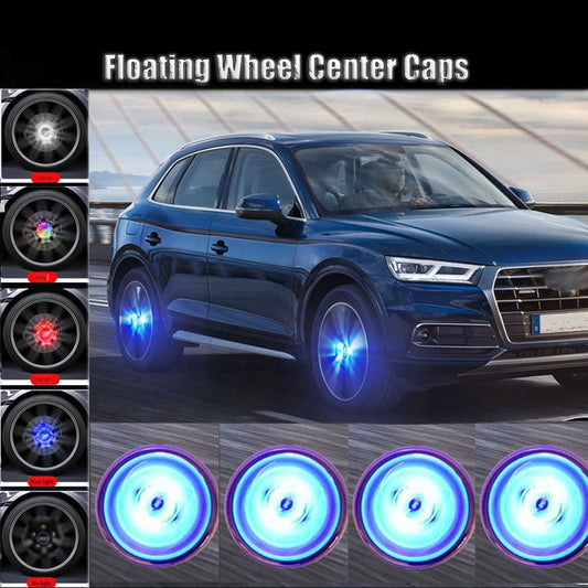 One Pack Customized Floating Auto Lighting Wheel Center caps