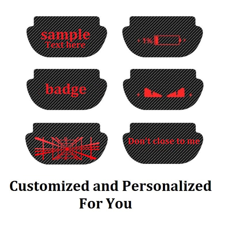 One Pack Customized and personalized projection plate for brake lights