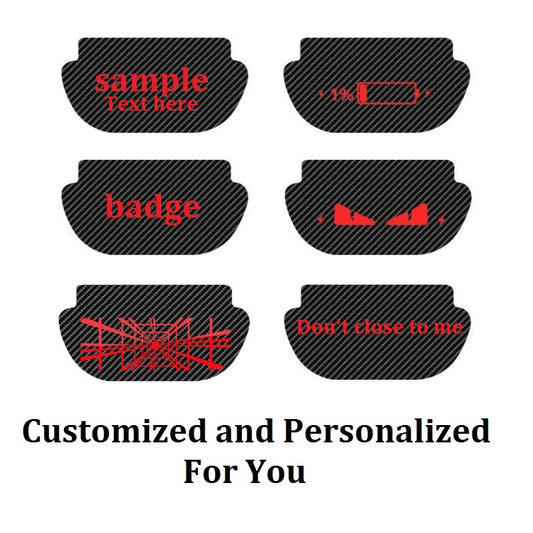 One Pack Customized and personalized projection plate for brake lights