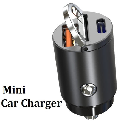 FAVIZITO Mini Car Charger Cigarette Lighter USB Fast Charging