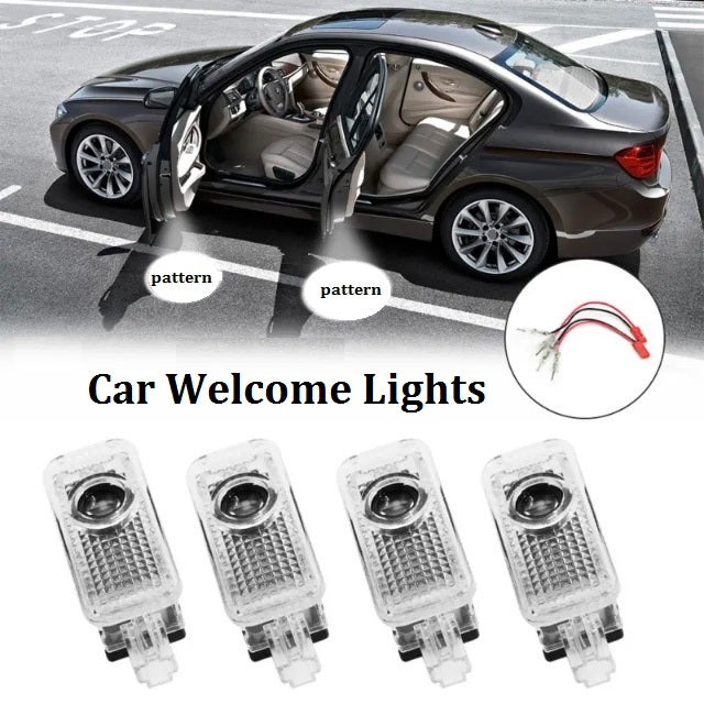 Four pcs Customized Car Welcome Lights High Definition Projectors