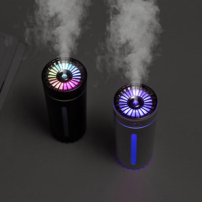 FAVIZITO Car Air Humidifier With Gradient Atmosphere Night Light