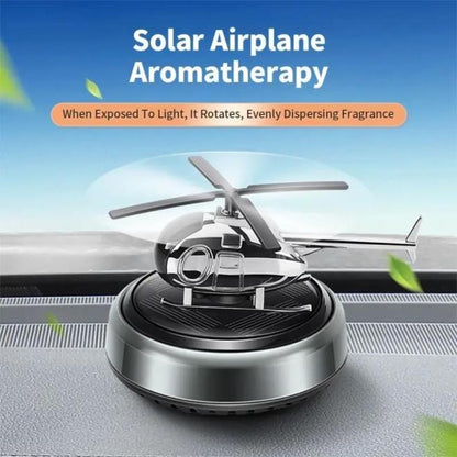 One Pack Customized Car Solar Helicopter Aroma Decoration Rotating in the Sun