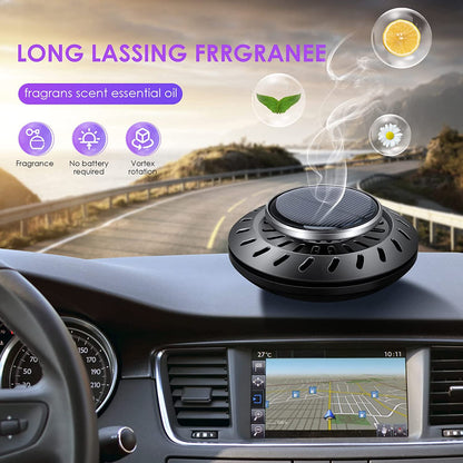 FAVIZITO  Car Aromatherapy Essential Oil Diffuser UFO Car Solar Air Freshener