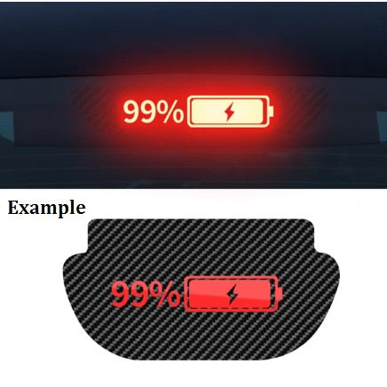 One Pack Customized and personalized projection plate for brake lights