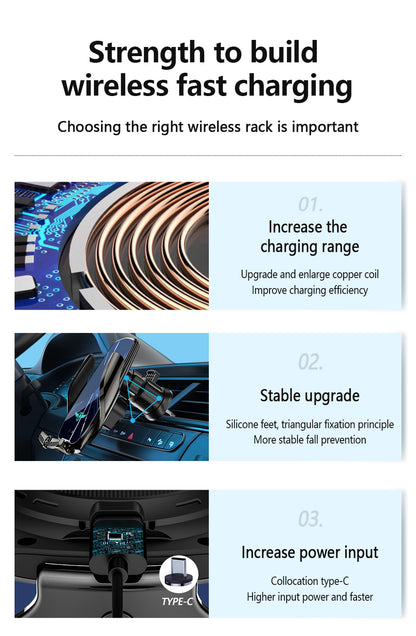 FAVIZITO Intelligent Car Wireless Fast Charger