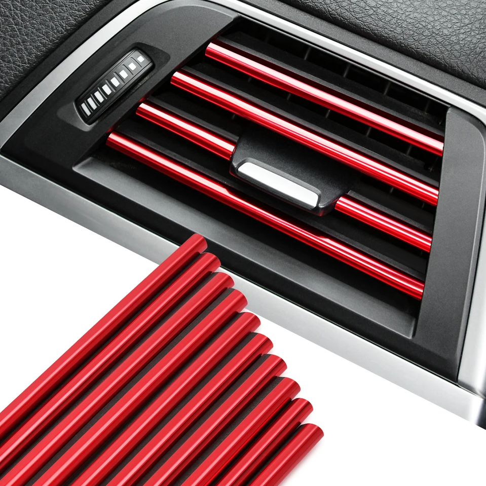 FAVIZITO Vehicle Air Conditioner Outlet Decoration Strips