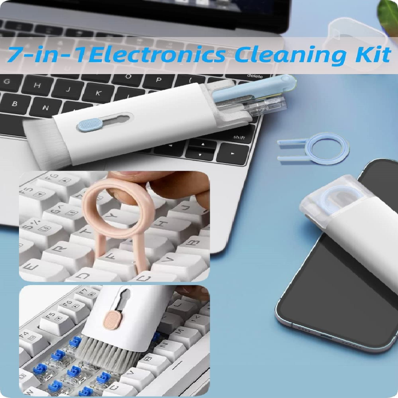 Seven in 1 Keyboard Cleaning Brush Kit